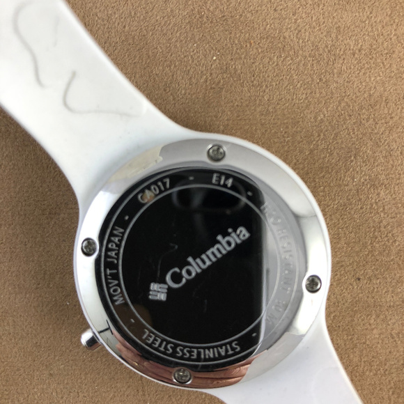 Columbia Sports Wear Sports Watch White Gray Blue